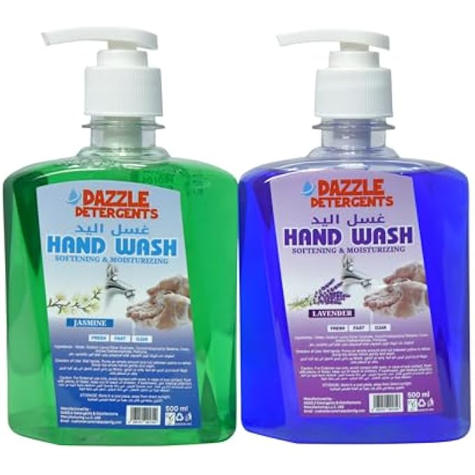 OFFER PACK (2 PACK OF 500ML) : HAND WASH JASMINE & LAVENDER PRIME QUALITY